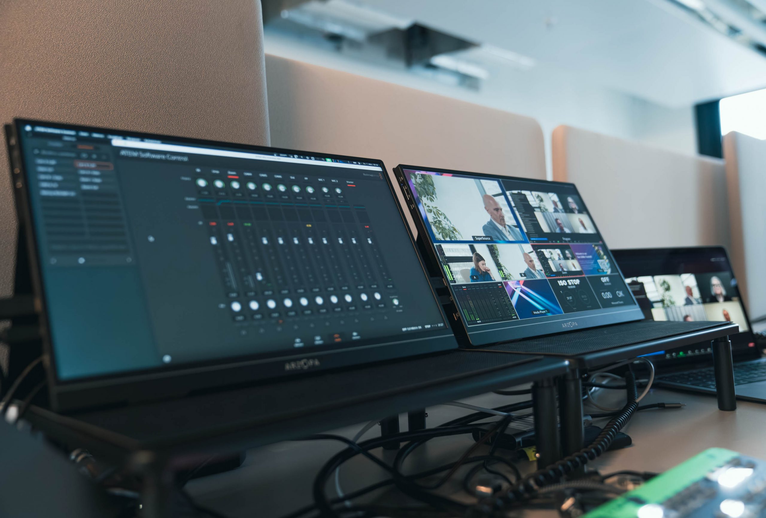 Live Stream Monitore Live Stream Steuerungs Monitore